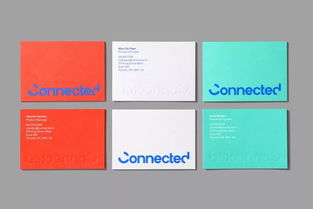 軟件開發(fā)公司Connected品牌形象設(shè)計(jì) 融合科技與創(chuàng)新的視覺表達(dá)